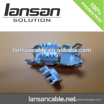 LANSAN Alta calidad rj45 cat5e cat6 utp hembra keystone jack